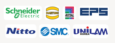 Schneider Electric, Hartings, Rittal, EPS, Nitto, SMC, Unilam