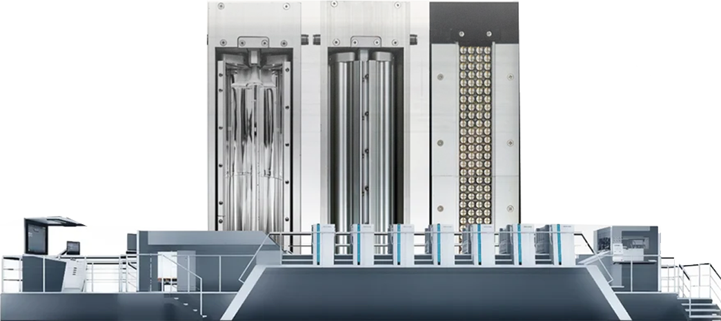 MCure industrial UV lamp module, high performance engineering, metallic casing, technical product shot